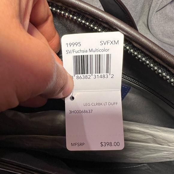 NWT Coach Navy/Pink/Brown Large Tote Bag - Picture 2 of 7